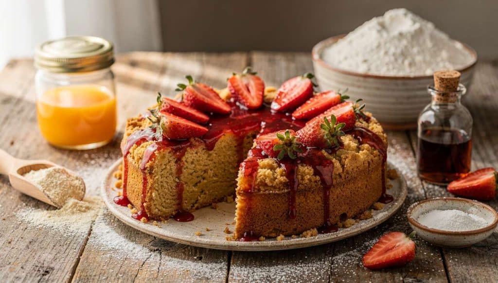 Sbriciolata aux fraises : recette gourmande