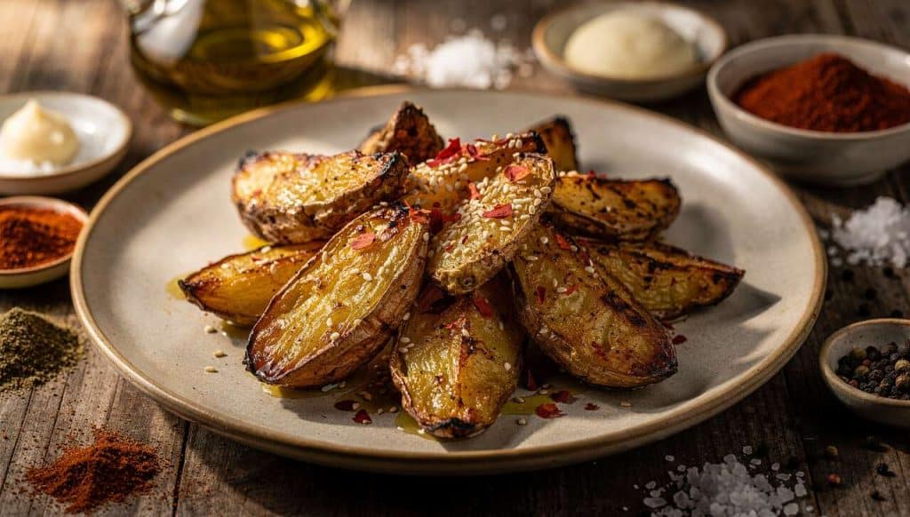 Topinambours rôtis au Ras El Hanout : recette savoureuse