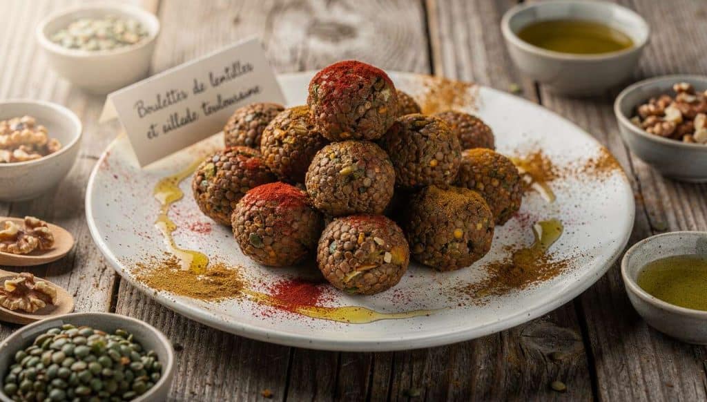 Boulettes de lentilles et aillade toulousaine : recette savoureuse et végétarienne