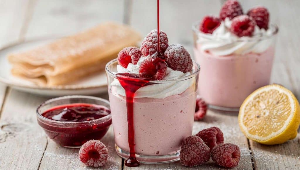 Recette mousse framboises onctueuse