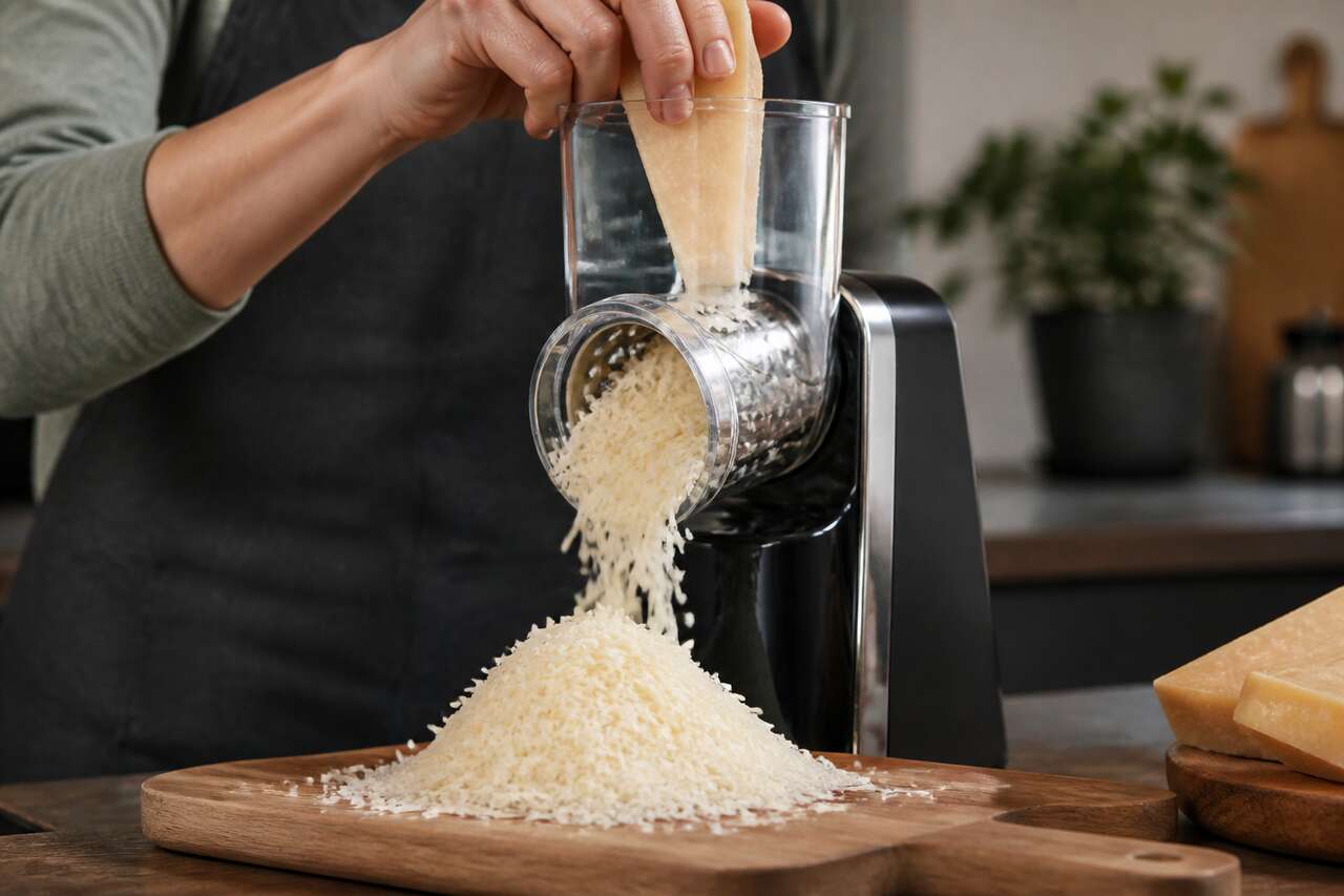 Comment utiliser une râpe électrique : adieu muscles, bonjour fromage râpé