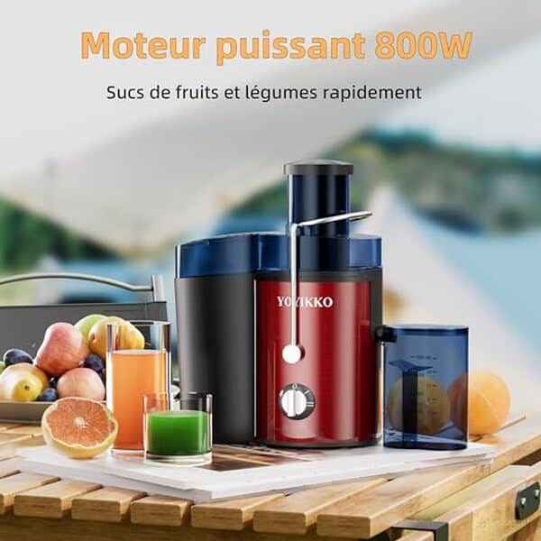 Découvrez l'extracteur de jus Frutta e Verdura : un appareil puissant et pratique pour préparer vos jus frais à la maison. Test complet et avis d'utilisateurs. 