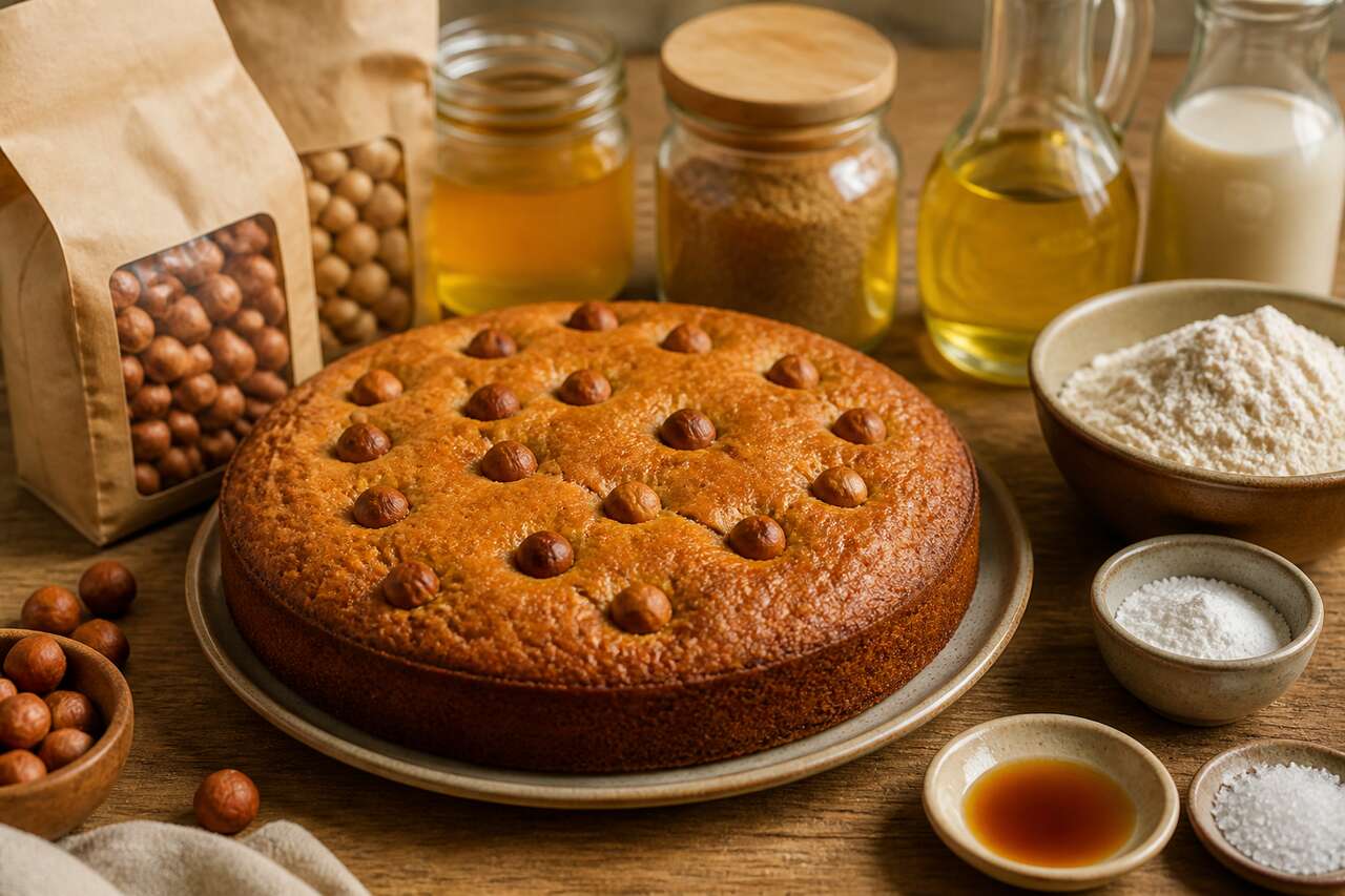 Recette de cake noisette miel