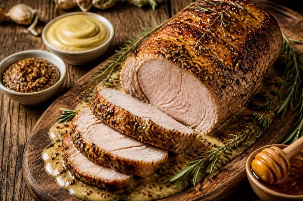 Recette Rôti De Porc Fondant À La Moutarde
