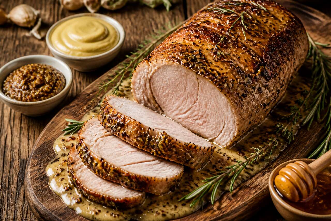 Recette Rôti De Porc Fondant À La Moutarde