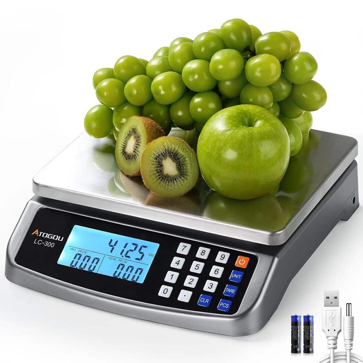 Test de la balance LC300 en acier inoxydable 304 pour professionnels