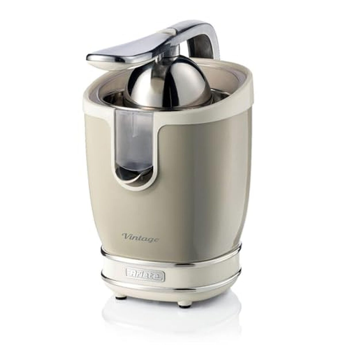 Test de la centrifugeuse électrique Ariete Vintage beige