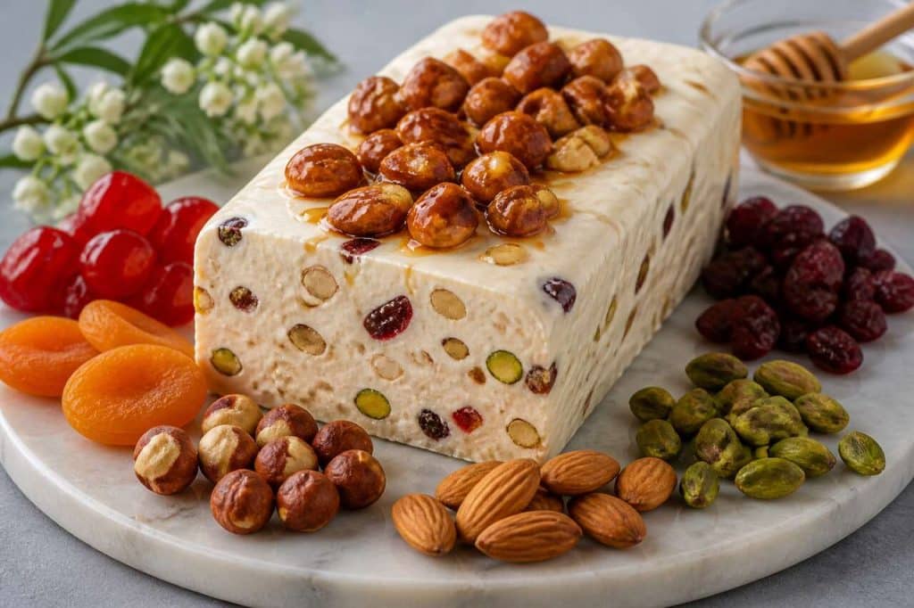 Nougat glacé aux fruits secs maison : recette facile et gourmande
