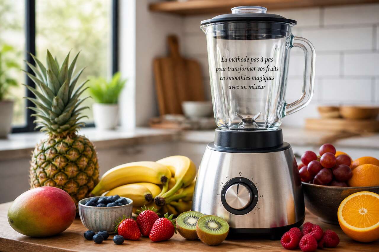 La méthode pas à pas pour faire un smoothie avec un mixeur La méthode pas à pas pour faire un smoothie avec un mixeur