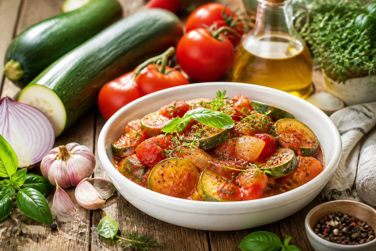 Compotée de courgette et tomate : recette facile pour l'été