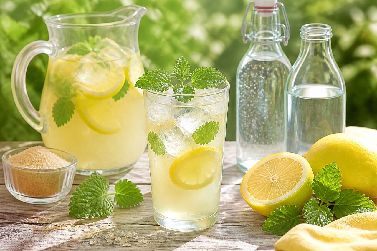 Citronnade à la mélisse : recette facile et rafraîchissante