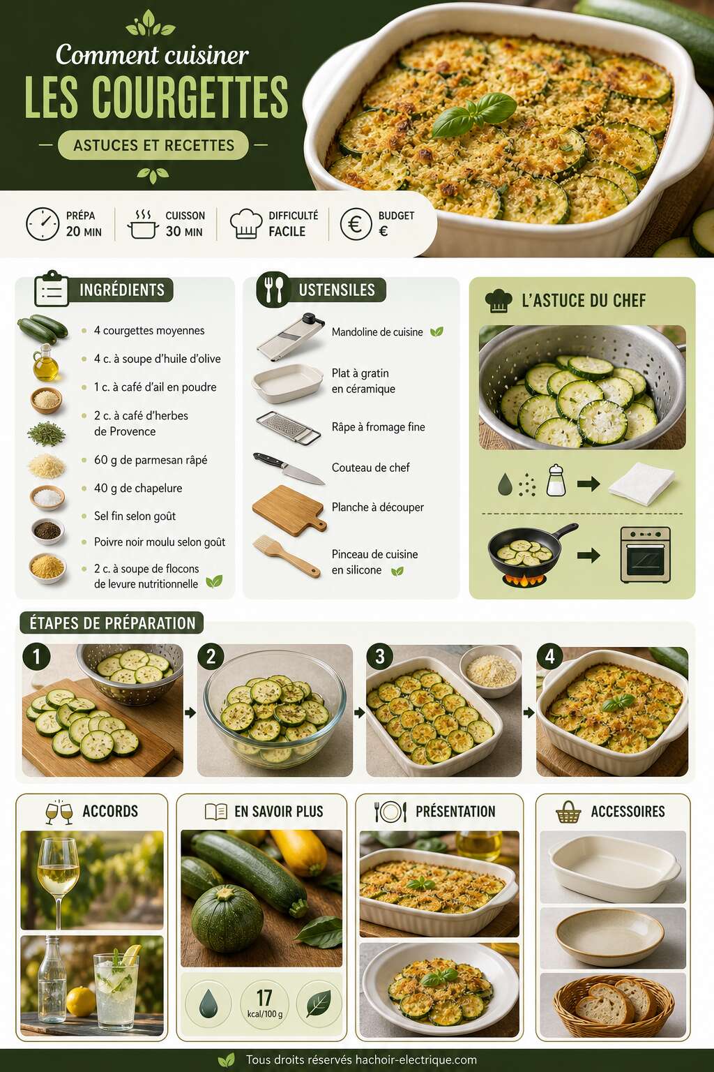 Fiche recette Comment cuisiner les courgettes : astuces et recettes