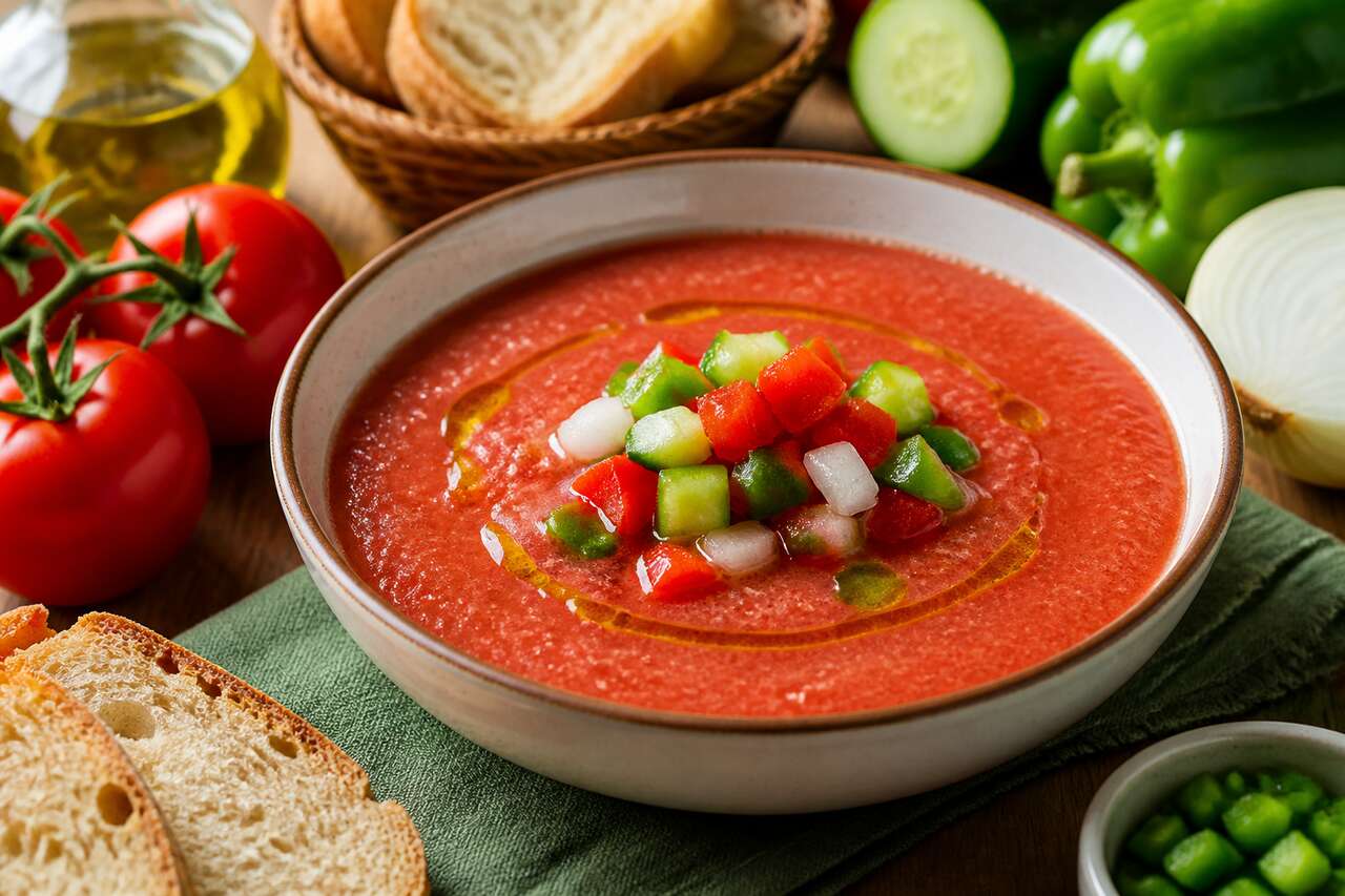 Recette De Gaspacho Andalou Facile