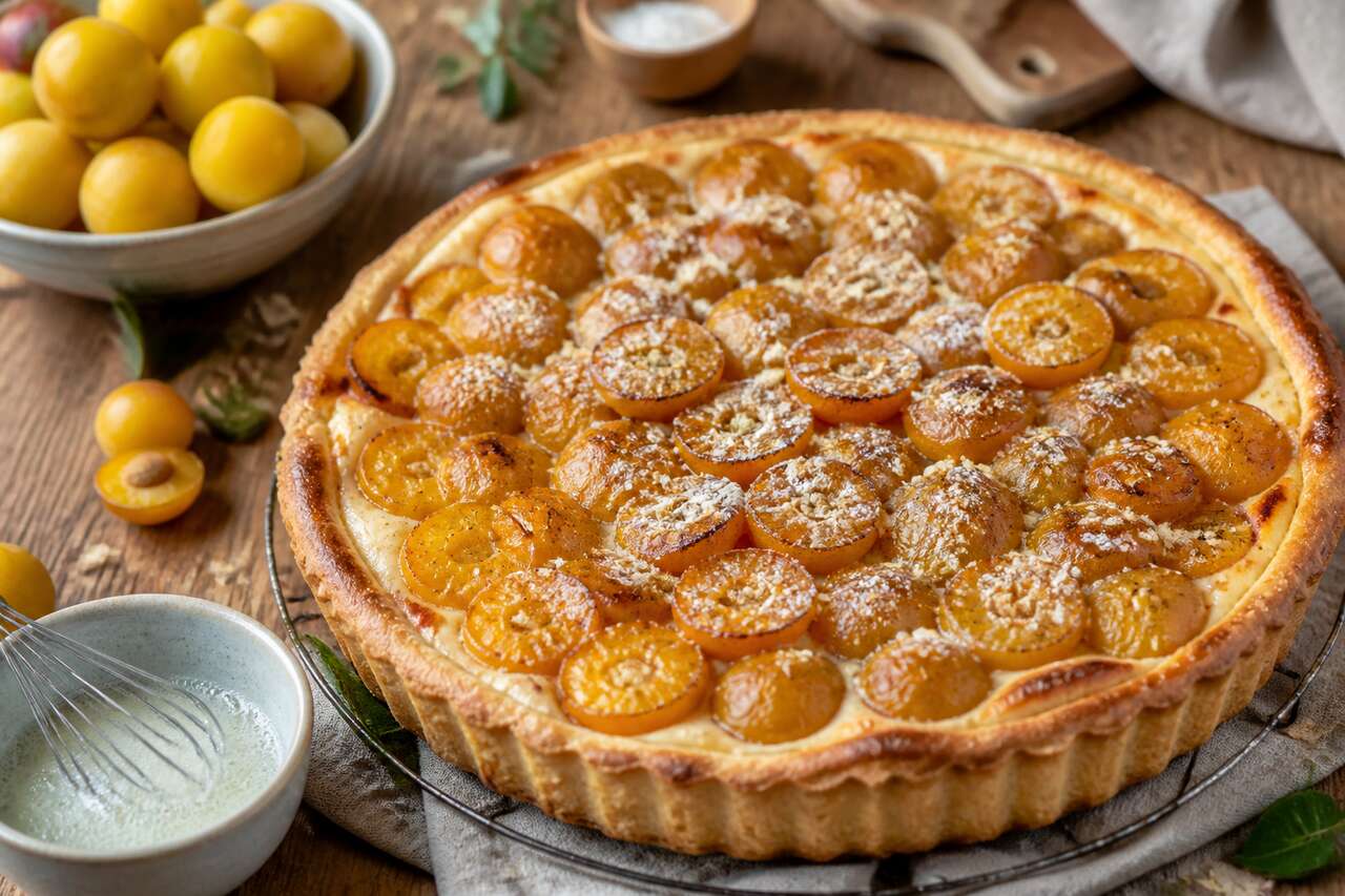 Recette facile : tarte aux mirabelles