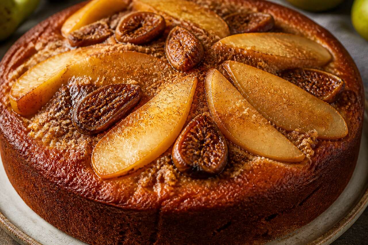 Délicieux Moelleux Figues Poire : recette Gourmande