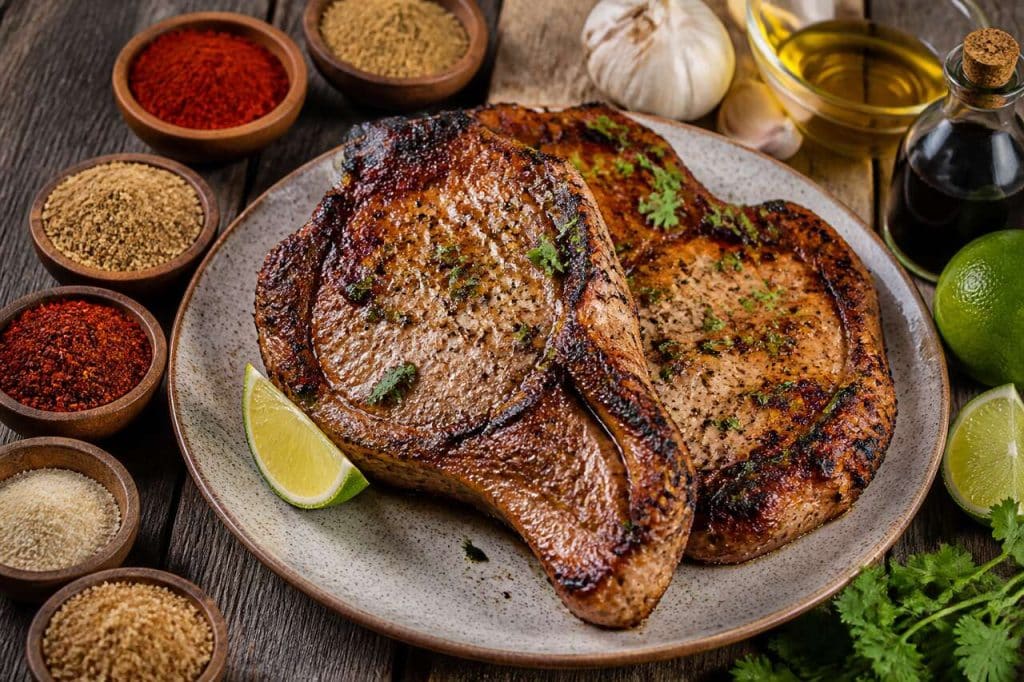 Côtes de porc marinées Tex-Mex : recette savoureuse pour vos grillades