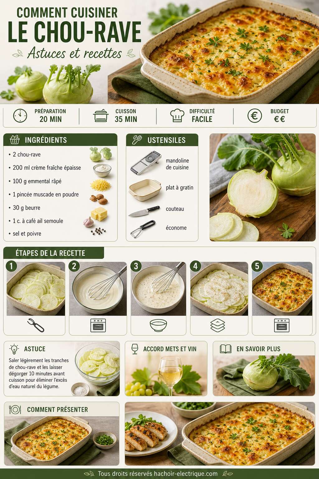 Fiche recette Comment cuisiner le chou-rave : astuces et recettes Fiche recette Comment cuisiner le chou-rave : astuces et recettes