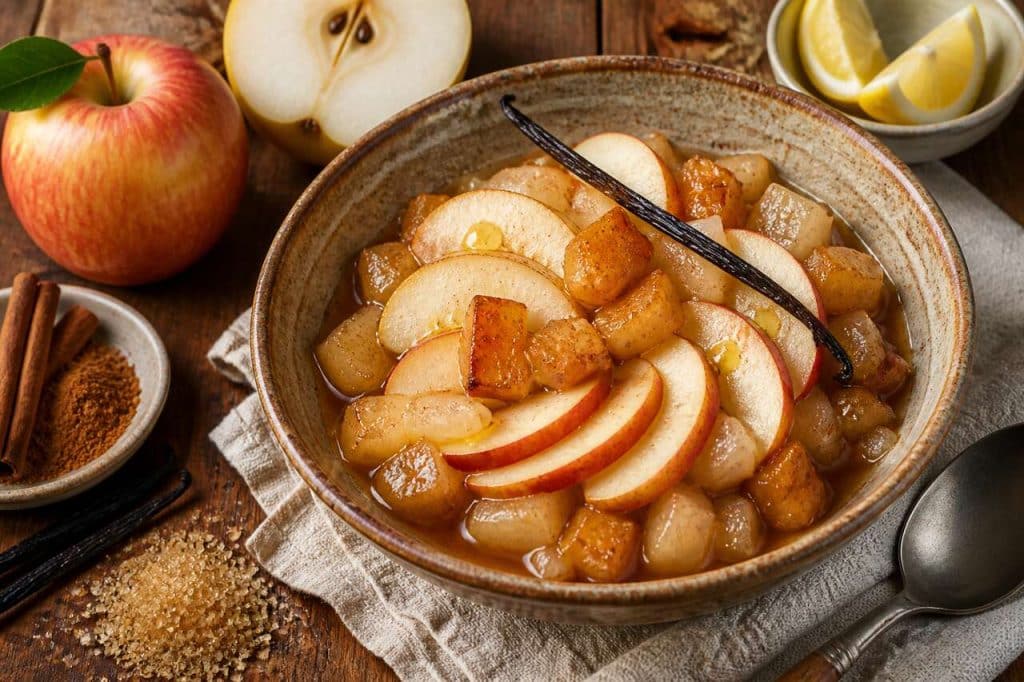 Compote de pomme et nashi : recette facile et savoureuse