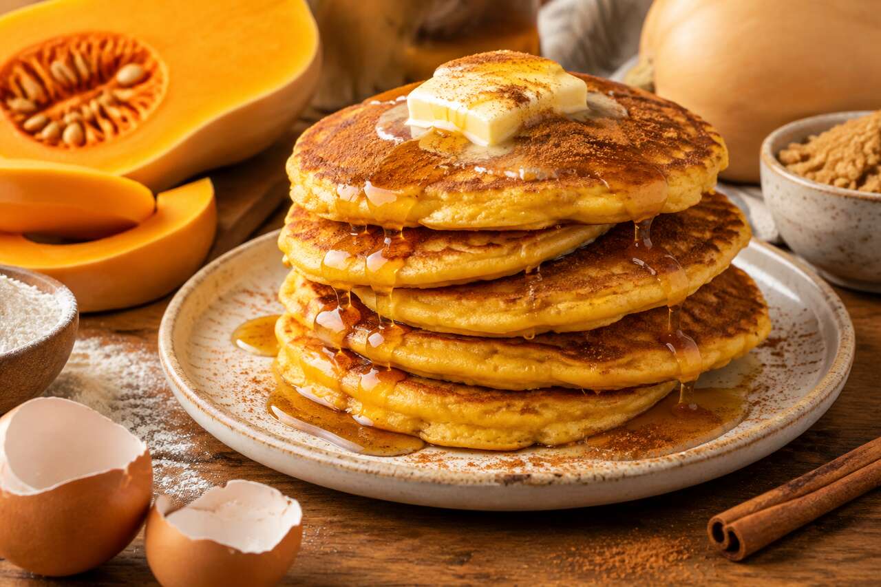Pancakes à la courge : recette facile et savoureuse