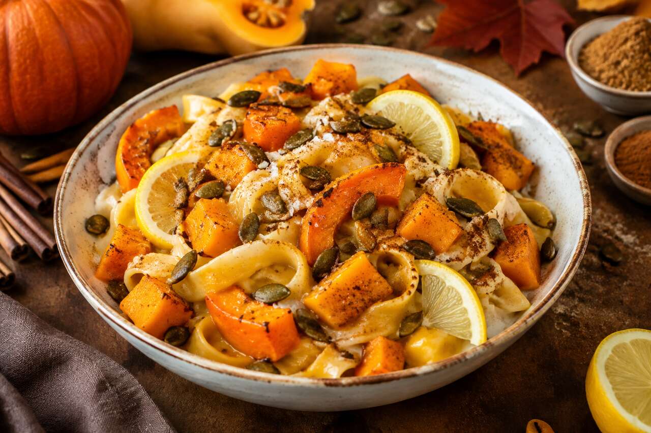 Recette de pâte à potiron et courge
