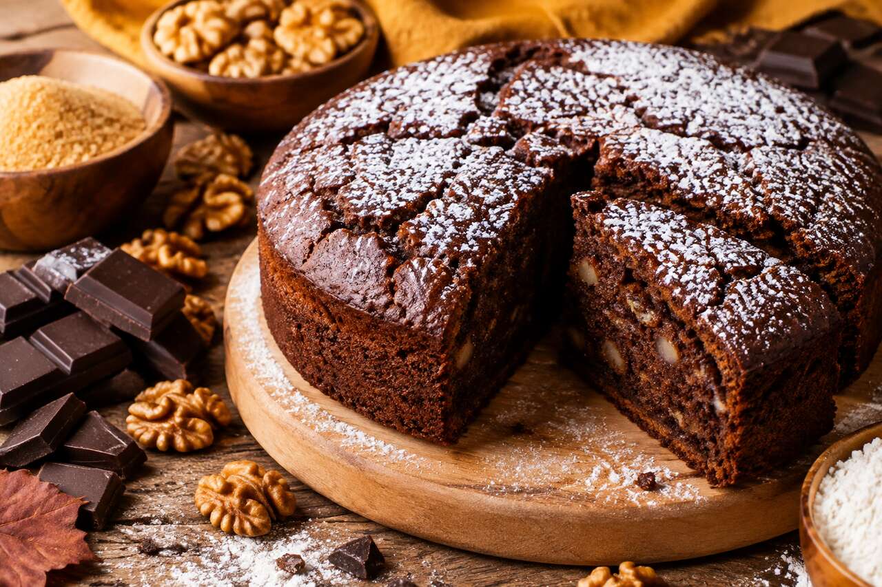 Cake au chocolat et noix : recette d'automne inratable