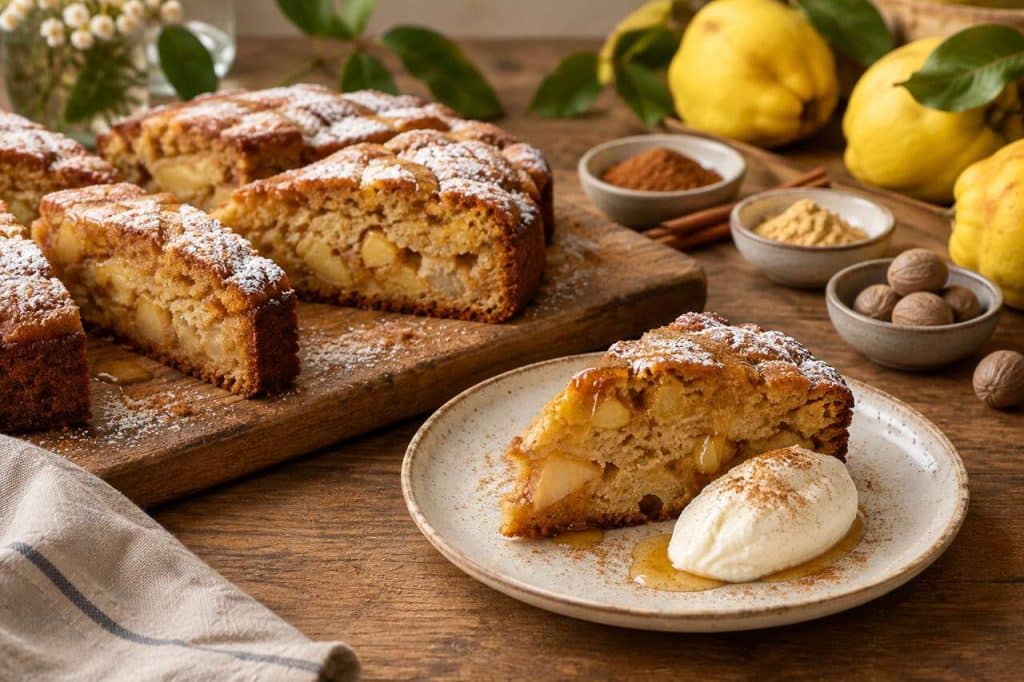 Cake aux coings épicés : découvrez la recette savoureuse