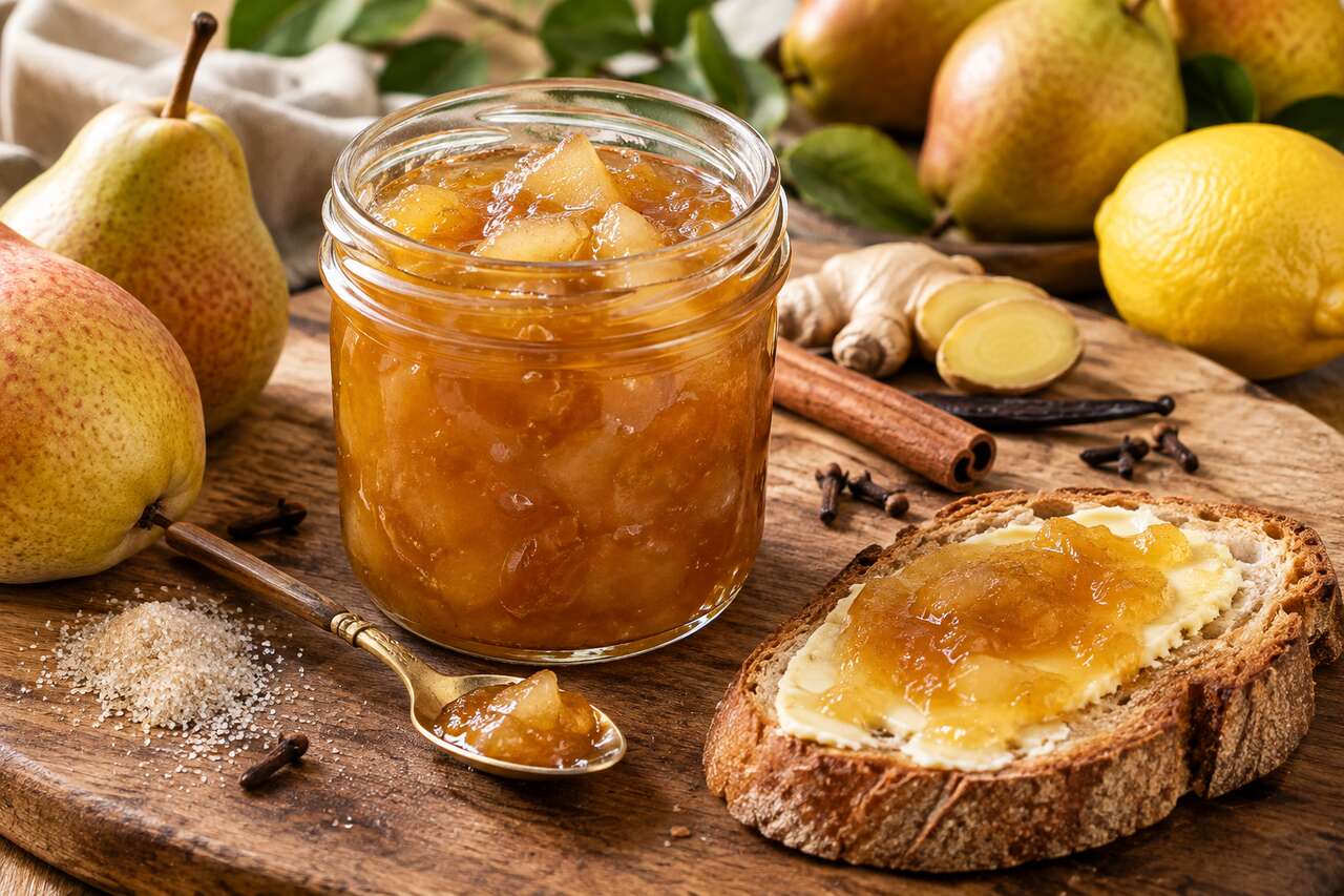 Confiture de poires aux épices douces : la recette gourmande