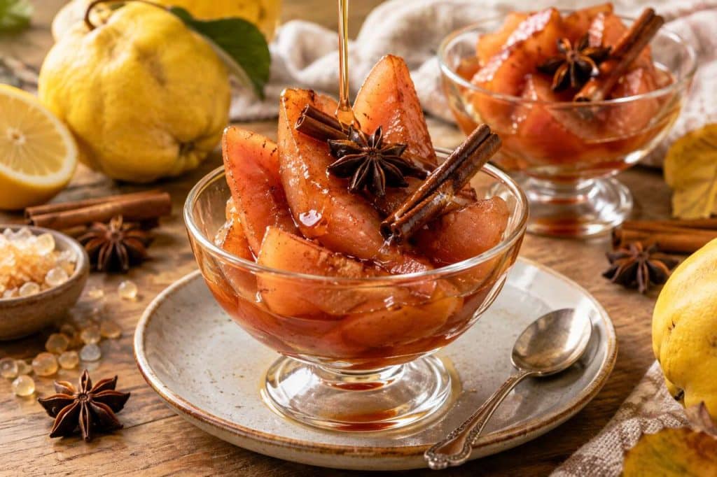 Coing Au Sirop De Badiane Et Cannelle : recette Gourmande