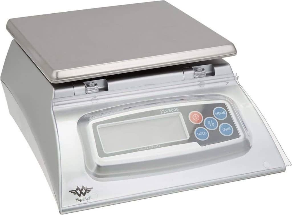 Test de la balance de cuisine My Weigh 8Kg précise à 1g